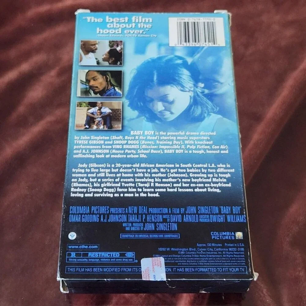 Baby Boy - 2001 - VHS Tape